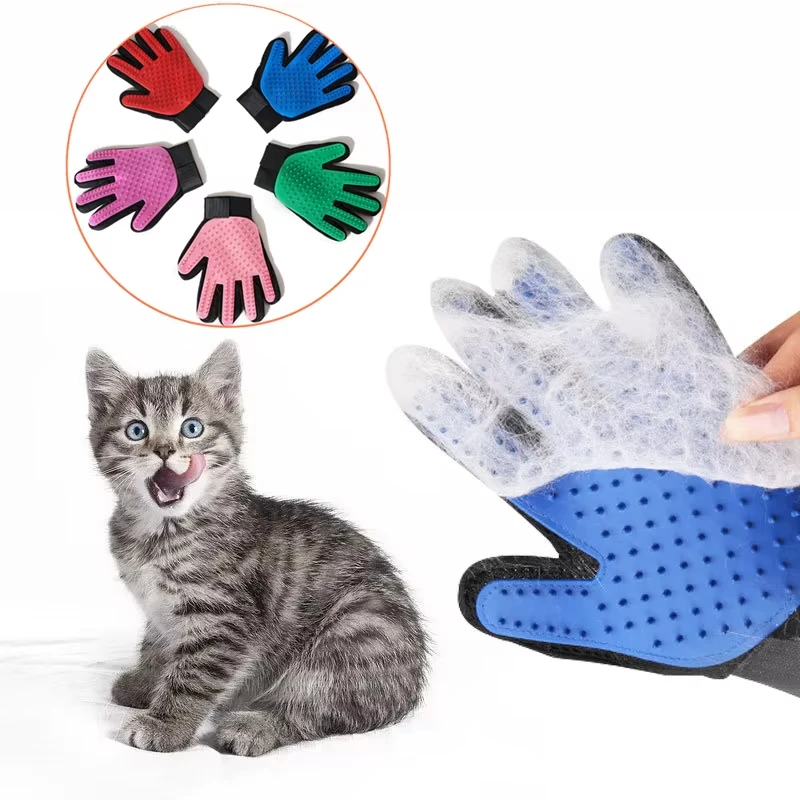 Rubber Glove Cleaning - Huisdierhandschoen Kattenverzorgingshandschoen Kattenharen Ontklitborstel Handschoenen Hondenkam