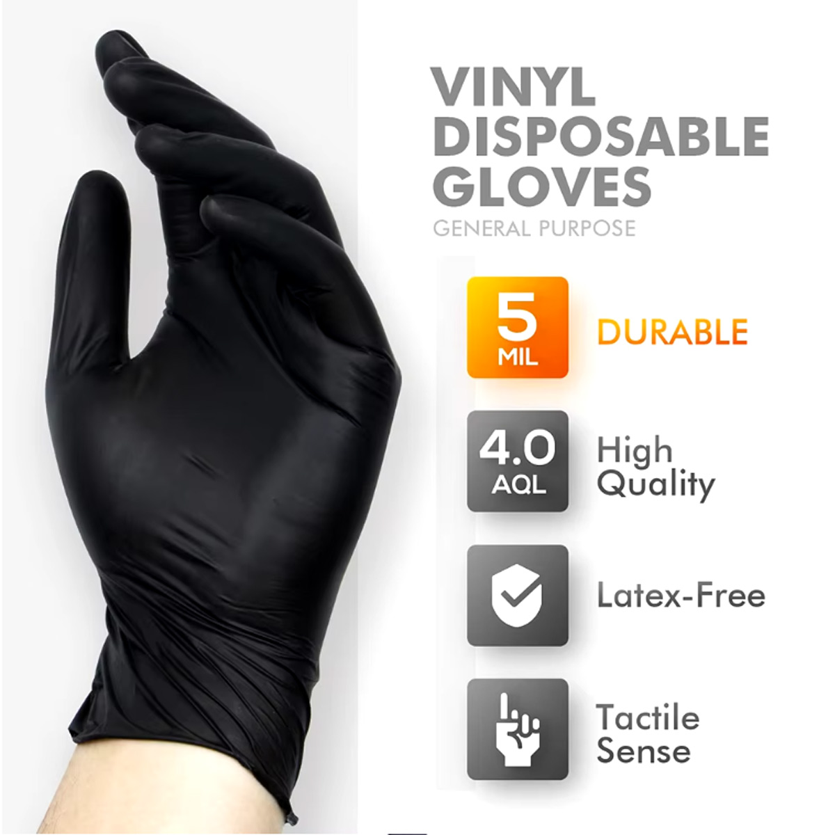 20/50/100 stuks zwarte vinylha - Rubber Glove Cleaning recensie en prijs