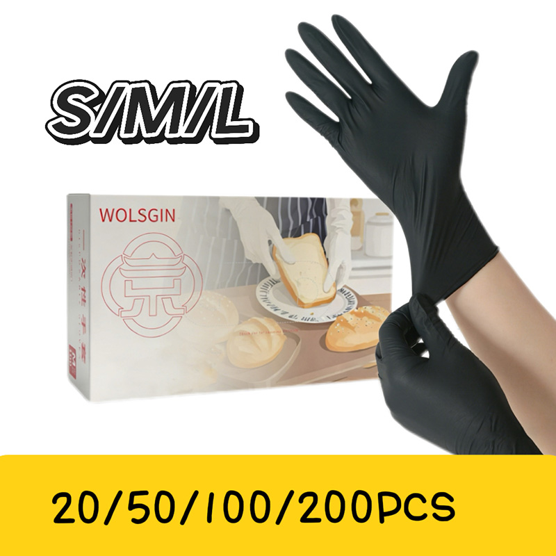 10/50/100/200 Zwarte wegwerp n - Rubber Glove Cleaning recensie en prijs