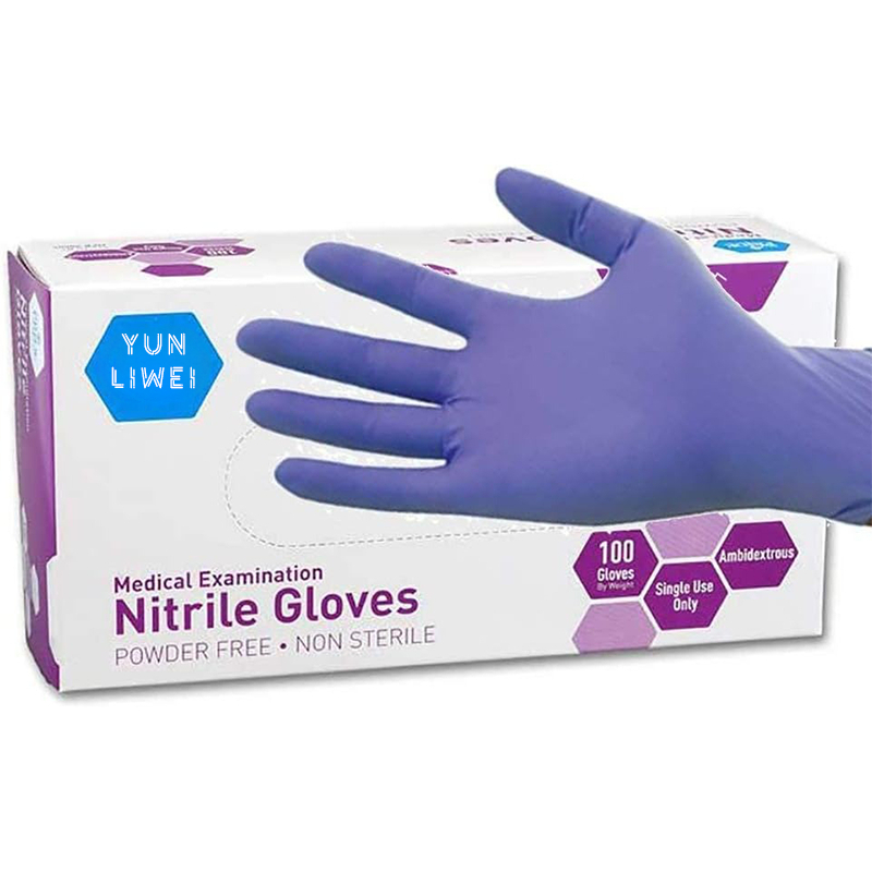 Zachte Max Paarse Nitril Hands - Exam Glove Nitrile recensie en prijs