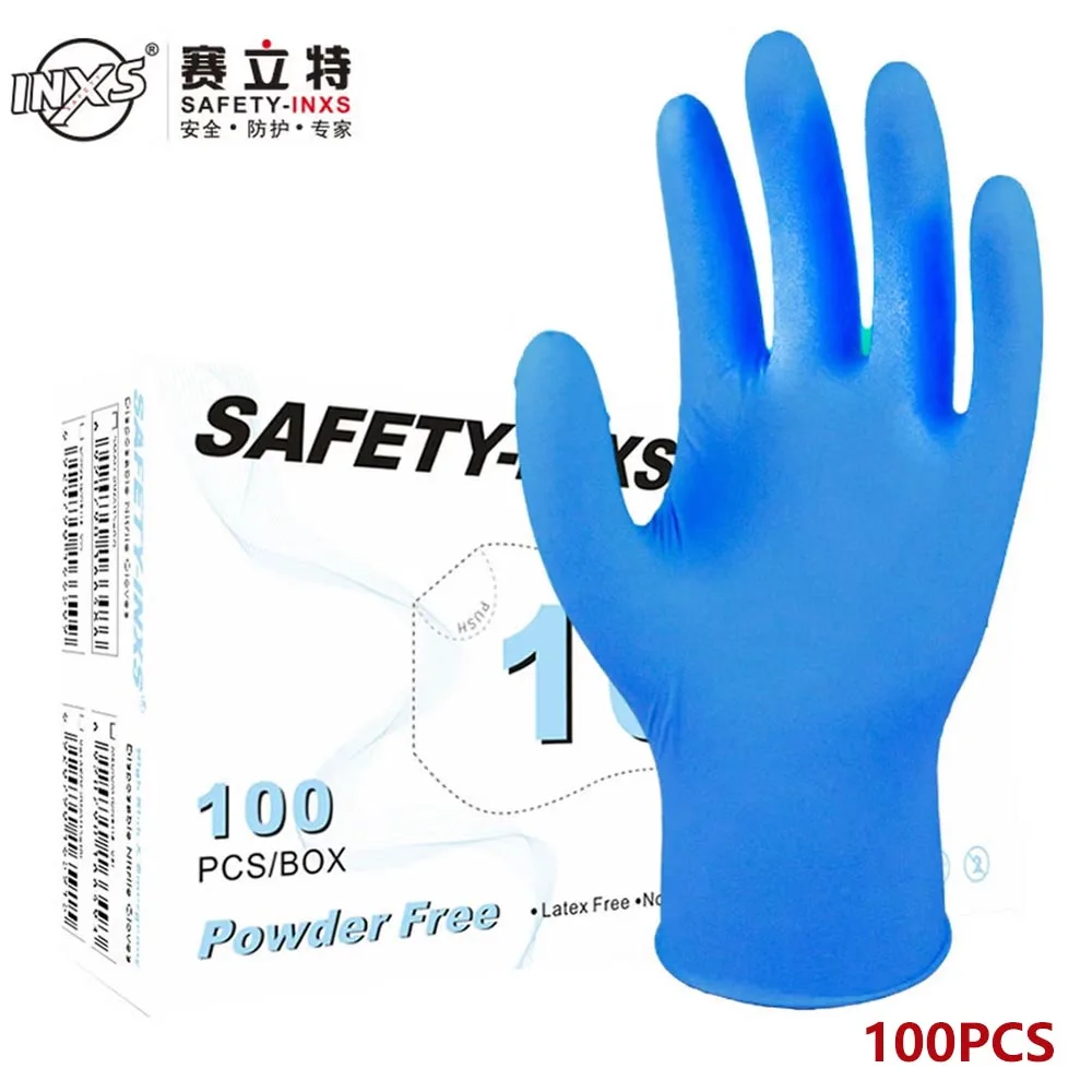 100 stuks blauwe nitril onderz - Exam Glove Nitrile recensie en prijs