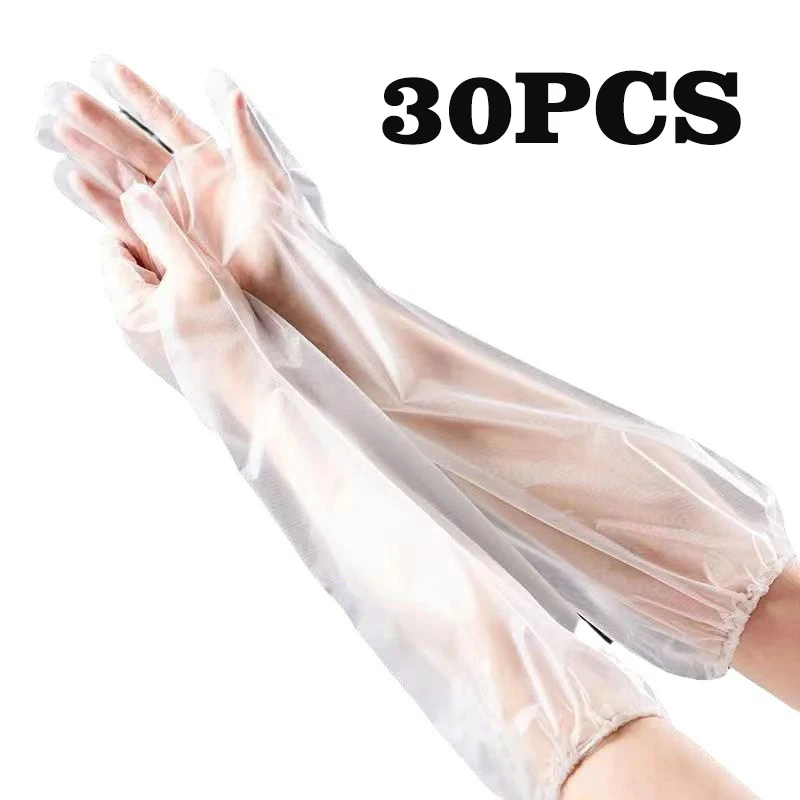 30 STKS Wegwerp armbeschermerh - Rubber Glove Cleaning recensie en prijs