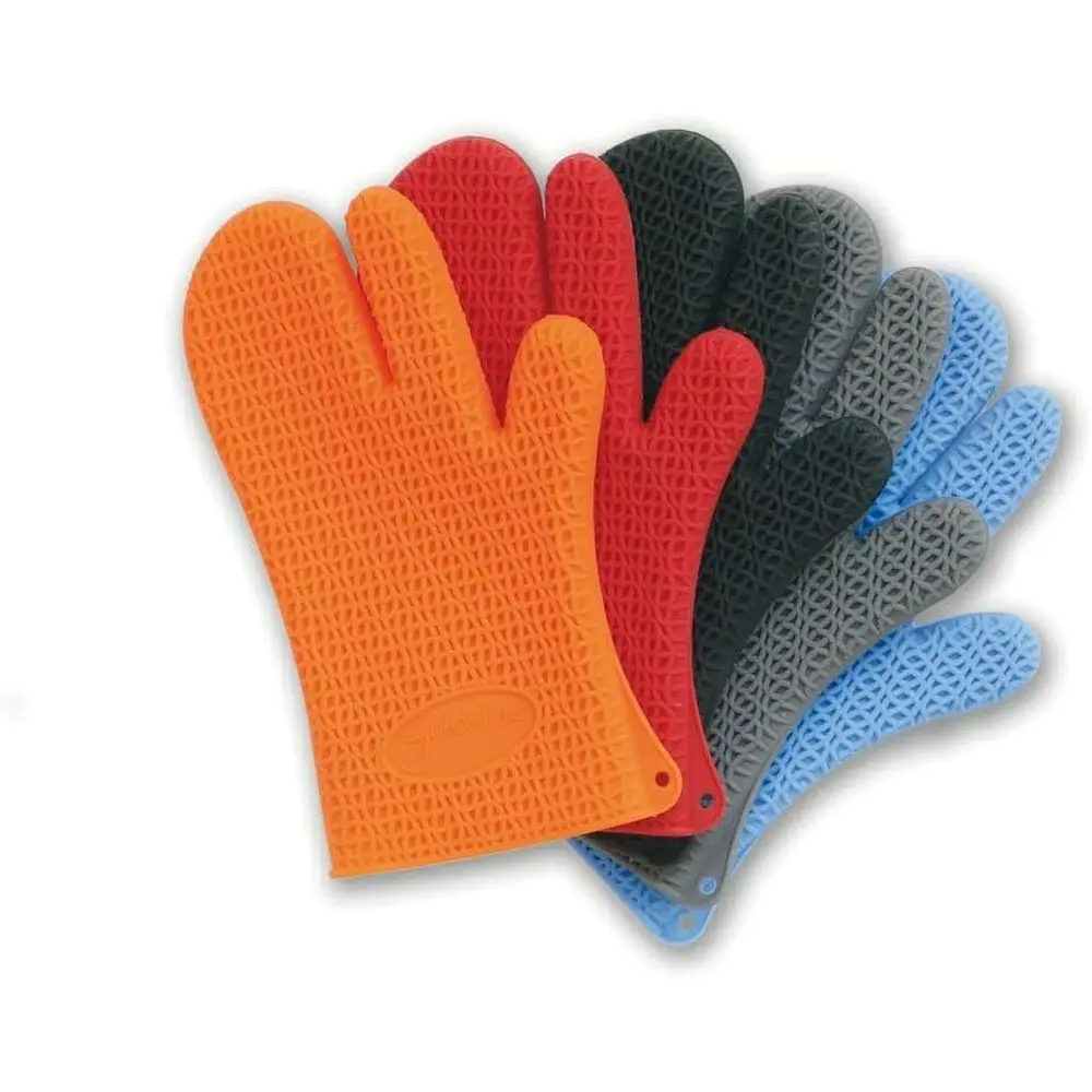 Grijze getextureerde siliconen - Oven Mitt Silicone recensie en prijs