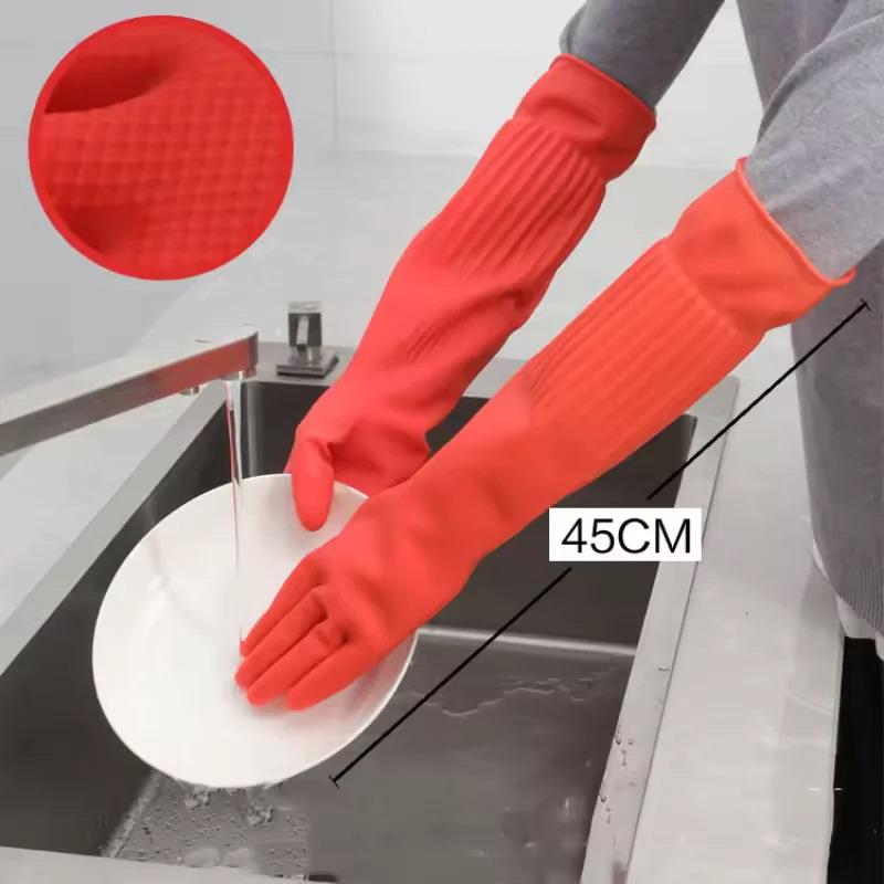 Lange herbruikbare rubberen af - Dish Glove Rubber recensie en prijs