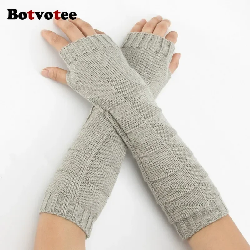 Botvotee Y2k Chunky Knit Armwa - Fingerless Glove Knit recensie en prijs